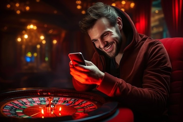 Ilustrasi grafik keamanan digital dan proteksi transaksi pada platform hiburan daring