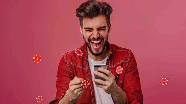 Pengguna memasukkan rincian login dengan aman pada platform digital